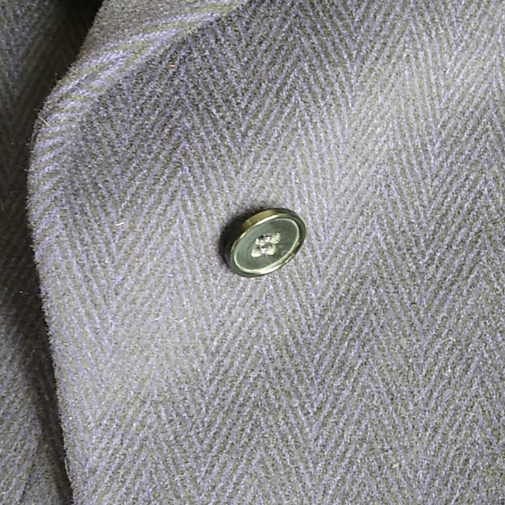 Theory L purple/black wool jacket. - Picture 9 of 9